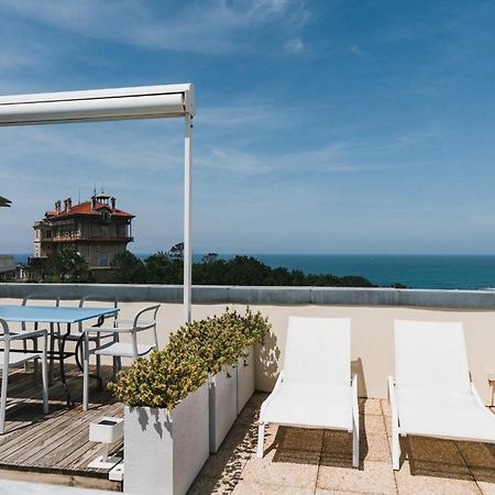 Appartement Piscine Terrasse 1 Min Plage Et Golf Bidart Zewnętrze zdjęcie